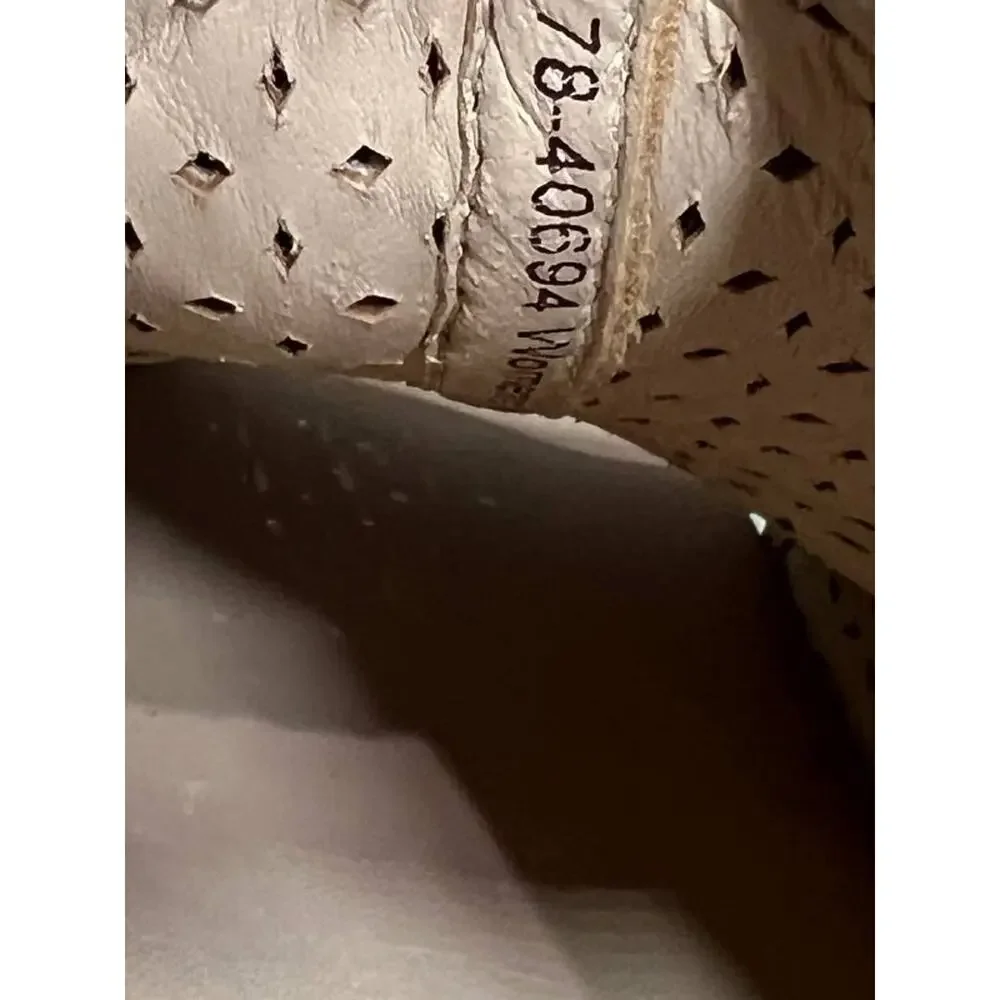 Johnson & Murphy cream perforated wedge slides Cream 8.5 Medium S000102 - Picture 8 of 11